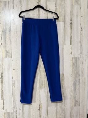 Women’s Skinny High-Rise Saddle Style Hot Pants in Cobalt Blue